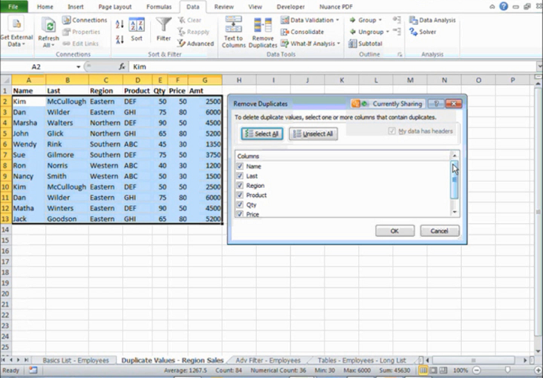 How to Remove Duplicates in Excel