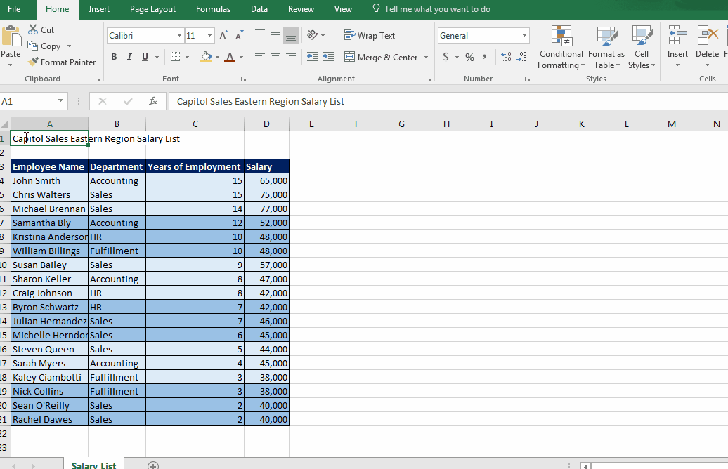 How To Merge And Centre Multiple Rows