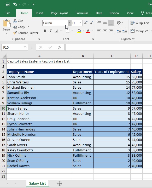 how do you merge and center in excel