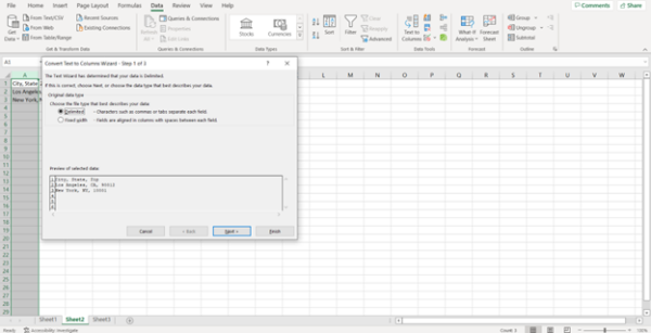 Excel Basics How To Separate Text Into Columns Learn Excel Now 3219